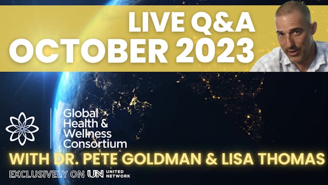 OCTOBER 2023 - GHWC Q & A WITH DR. PE...