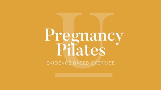Pregnancy Pilates Programme