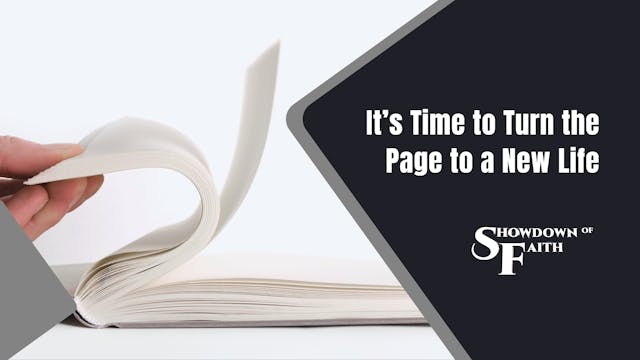 It’s Time to Turn the Page to a New Life