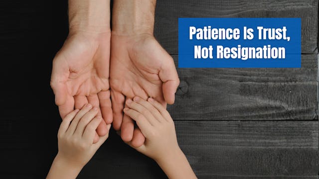 Job’s Lesson: Patience Is Trust, Not ...