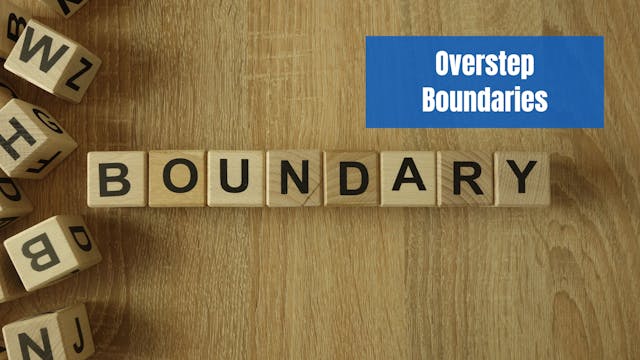 Overstep Boundaries