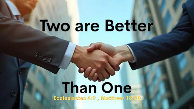 Two Are Better Than One. Let Us Belie...