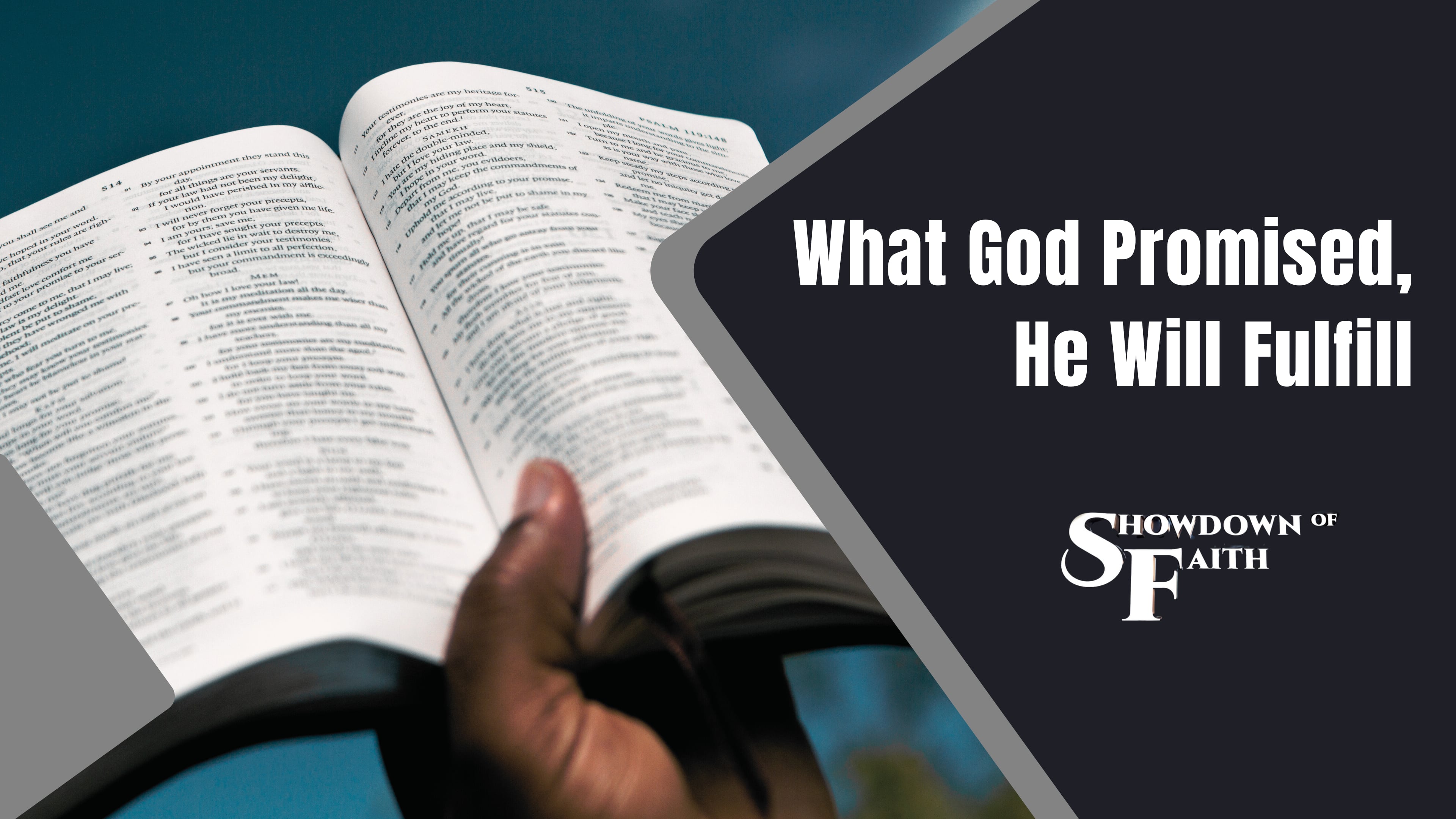 What God Promised, He Will Fulfill