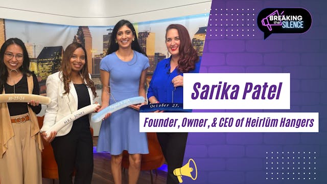 Special Guest: Sarika Patel