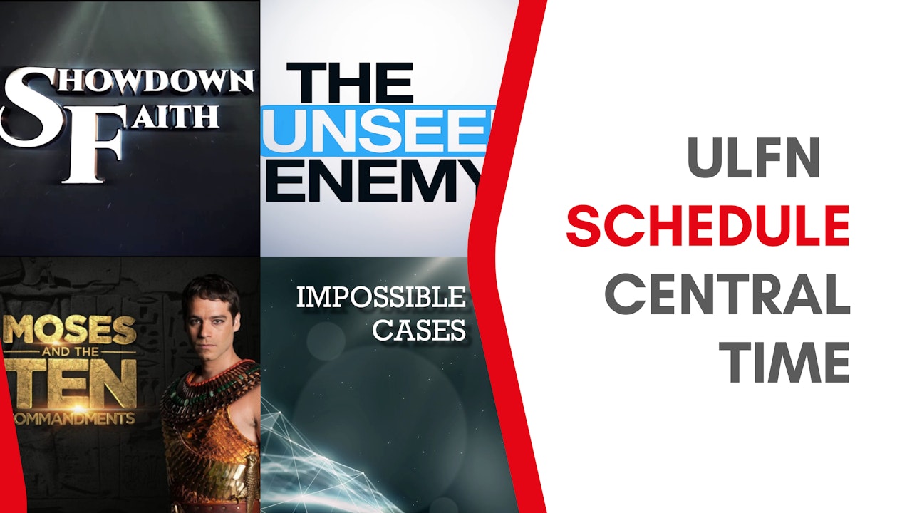 New ULFN Schedule – Central Time
