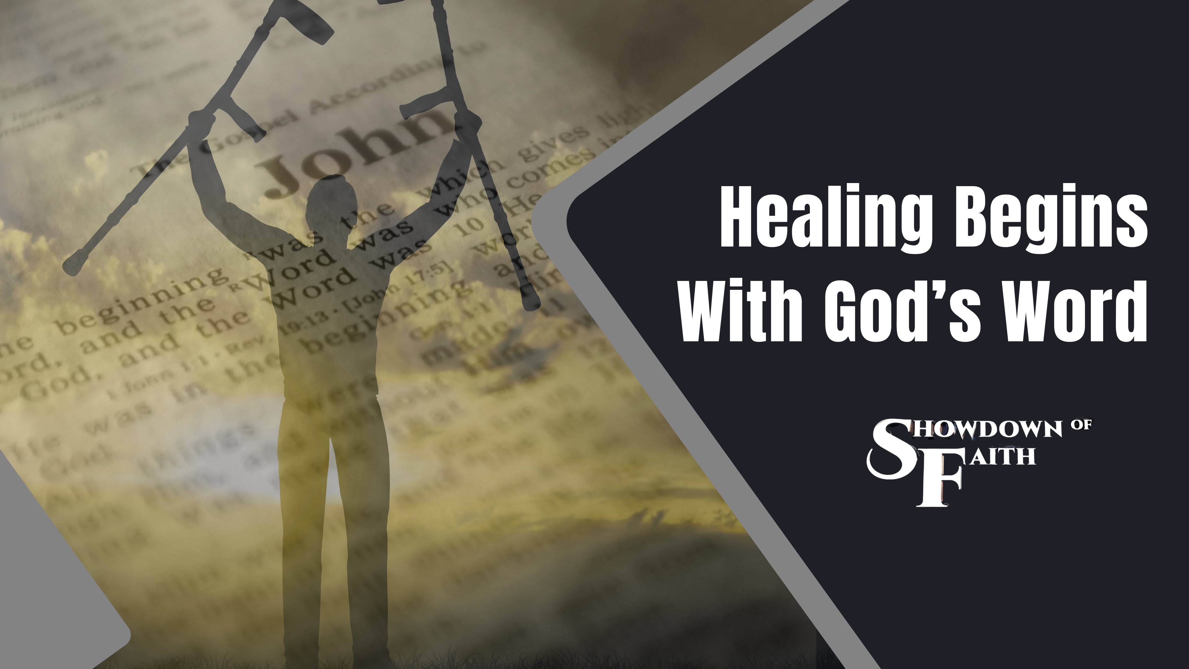 Healing Begins With God's Word