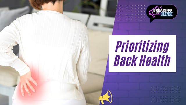 Prioritizing Back Health