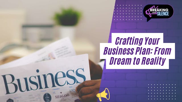 Crafting Your Business Plan: From Dre...