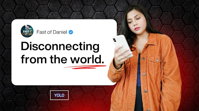 Disconnecting from the world