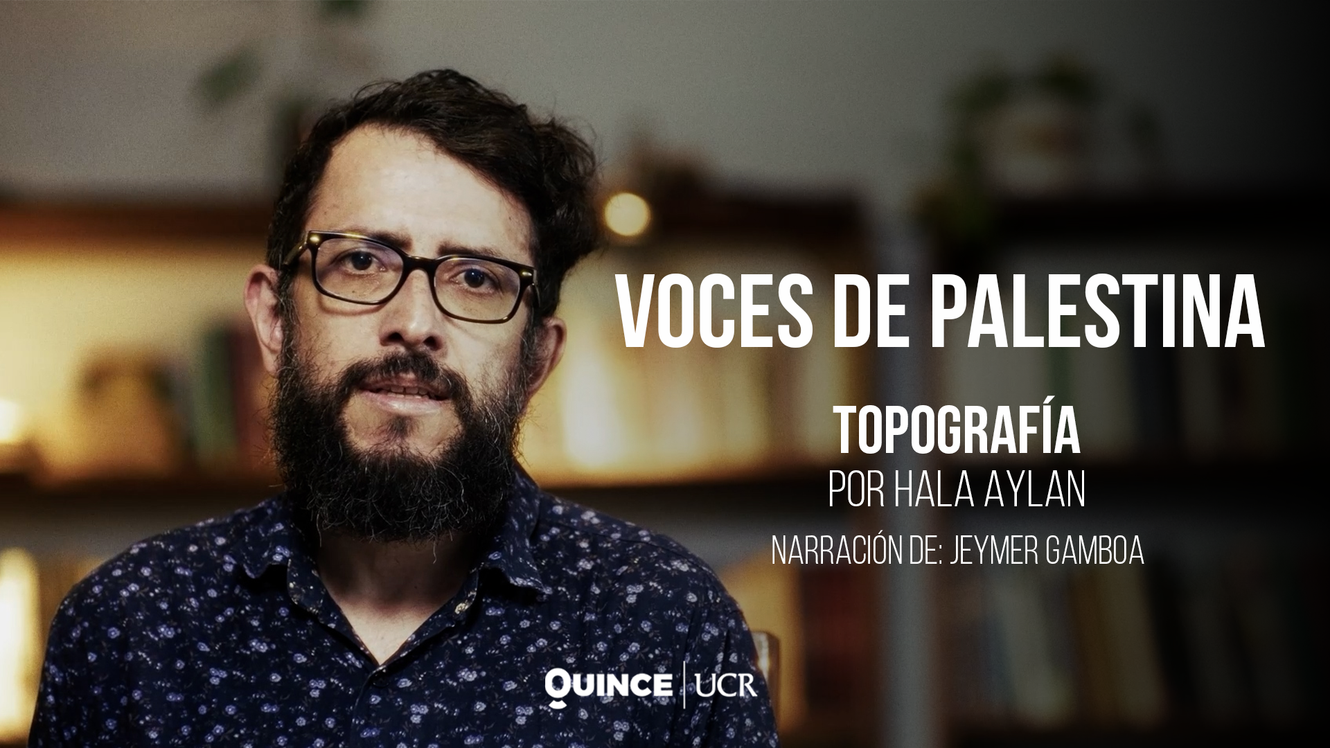 Voces de Palestina: Topografía 