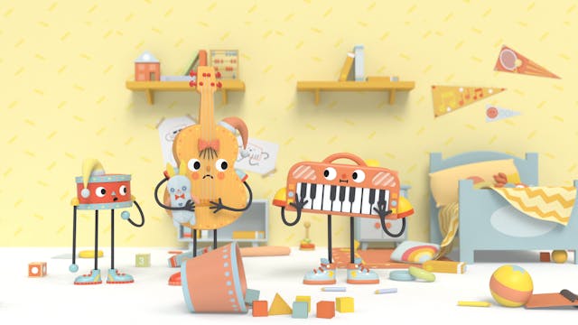 Guitarra y Tambor: Es hora de dormir