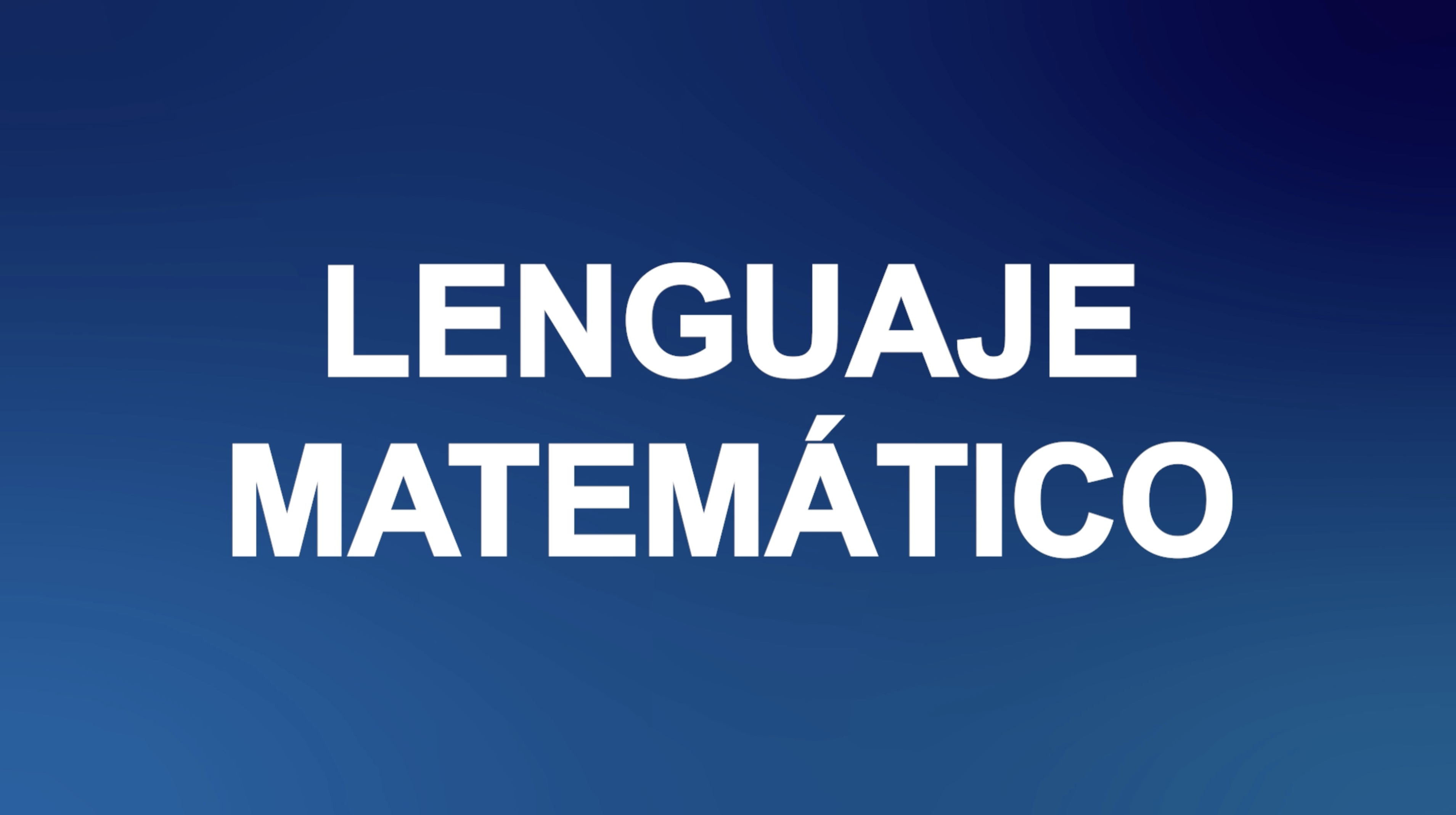 Alfabetiza TV: Lenguaje matemático