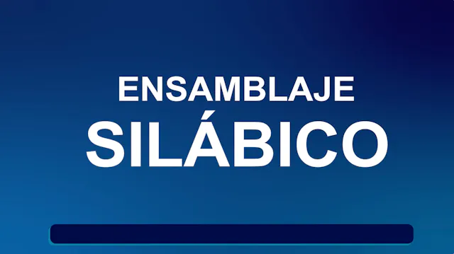 Alfabetiza TV: Ensamblaje silábico