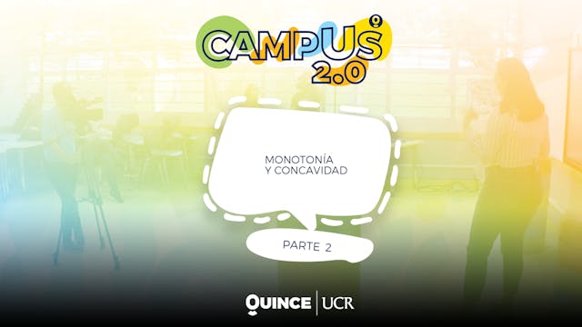 Campus 2.0: Monotonía y concavidad (p...