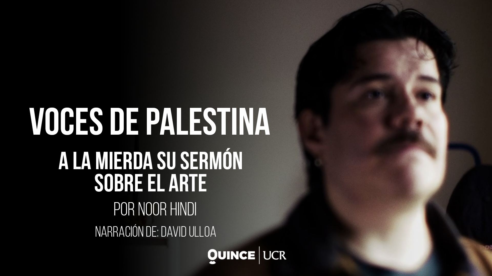 Voces de Palestina:  A la mierda su sermón sobre el arte