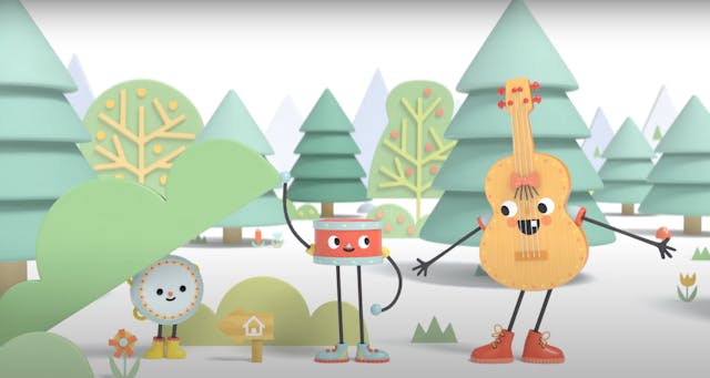 Guitarra y Tambor: Perdidos en el bosque