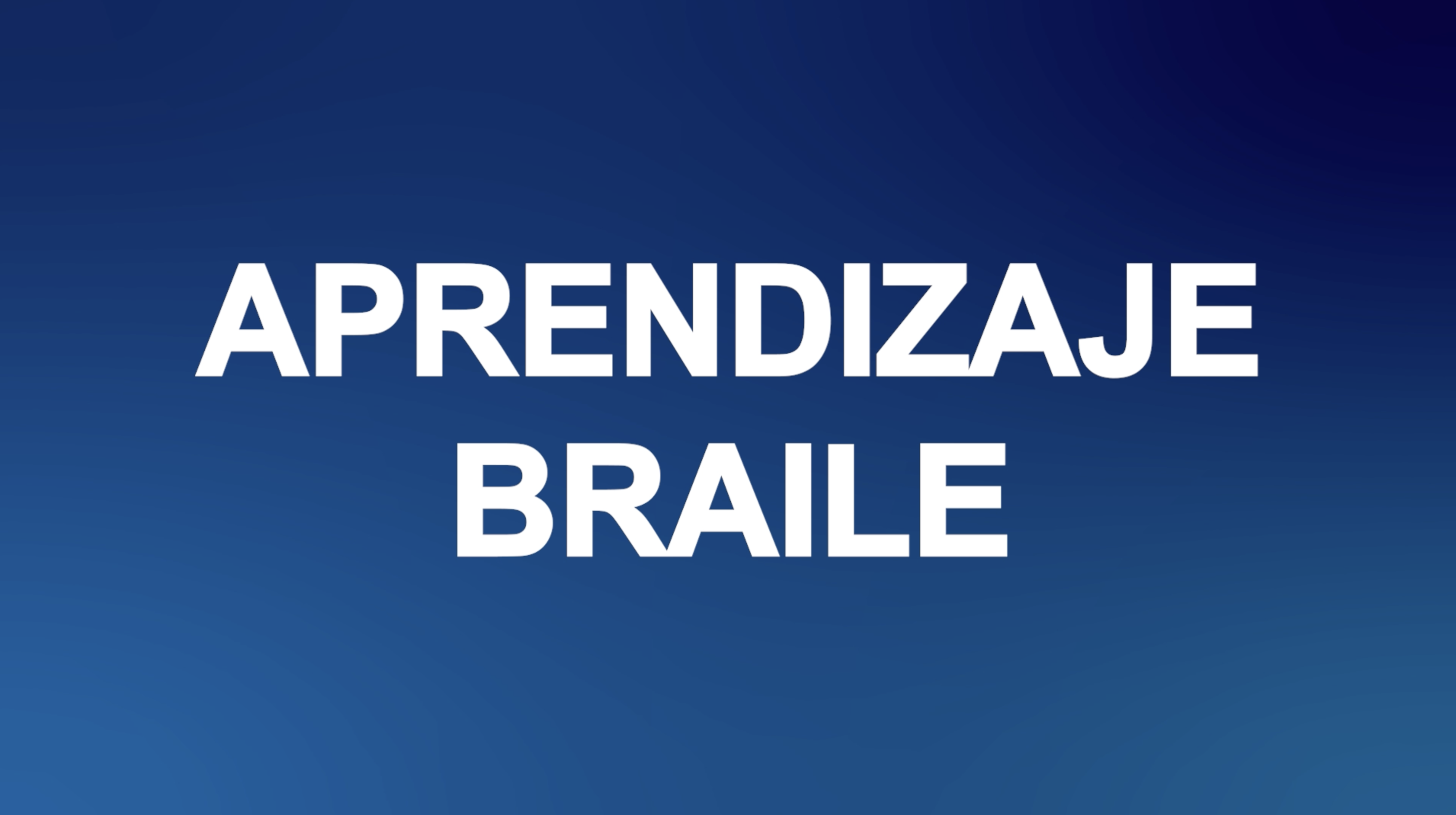 Alfabetiza TV: Lectura Braille