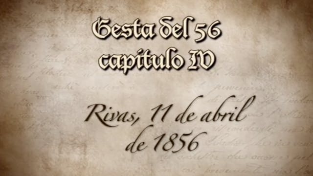 Gesta del 56: Rivas 11 de abril de 1856