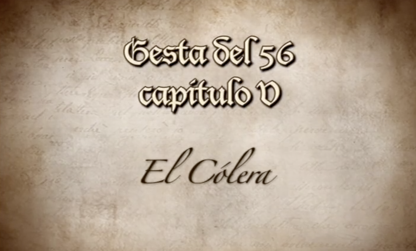Gesta del 56: El cólera