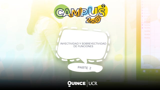 CAMPUS 2.0: Inyectividad y sobreyecti...