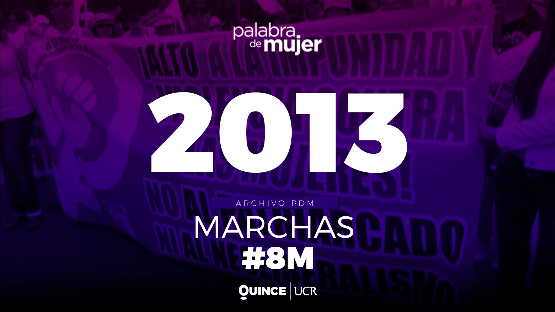 Coberturas #8m: 2013