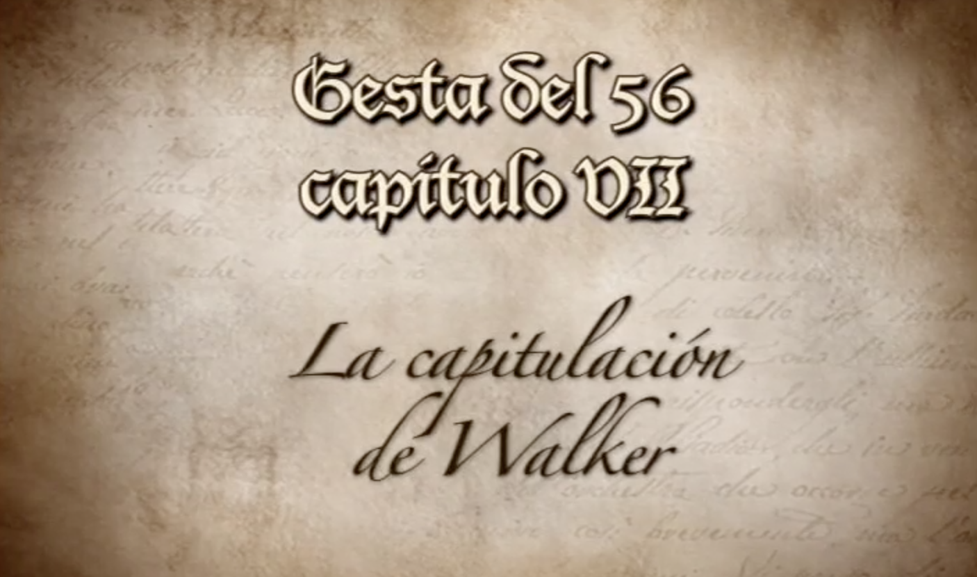 Gesta del 56: La capitulación de Walker