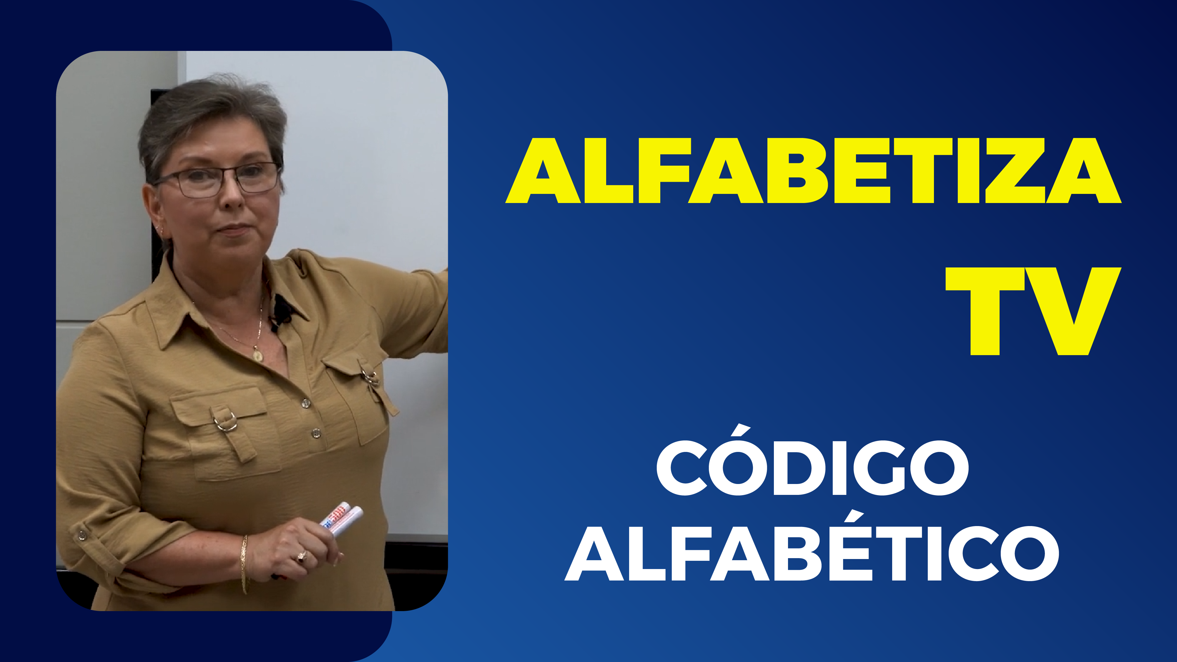 Alfabetiza TV: Código alfabético