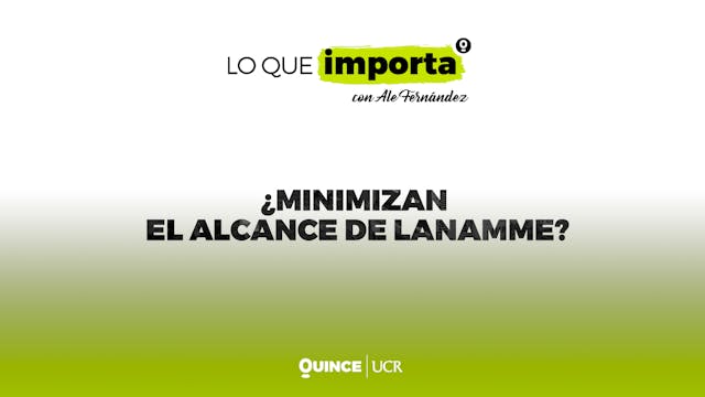 Lo que importa: ¿Minimizan el alcance...