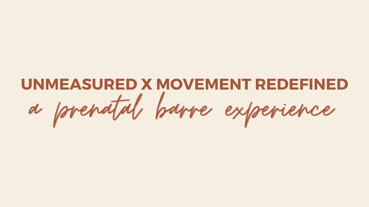 UNMEASURED x Movement Redefined