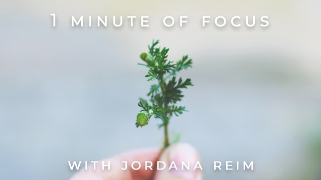 1 Minute of Focus: Jordana Reim