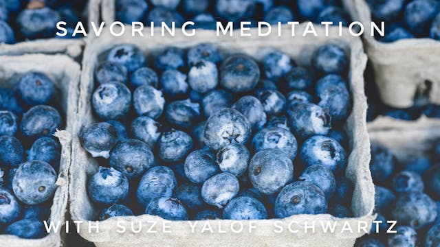 Savoring Meditation: Suze Yalof Schwartz
