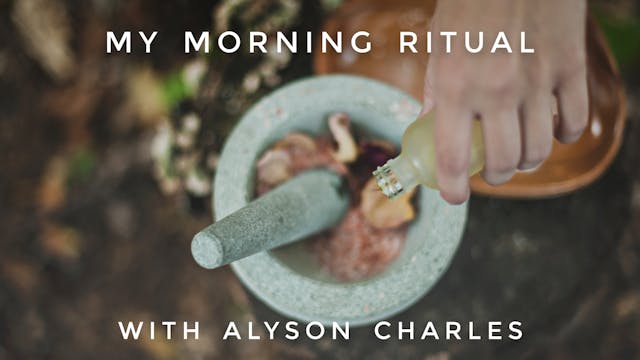 My Morning Ritual: Alyson Charles