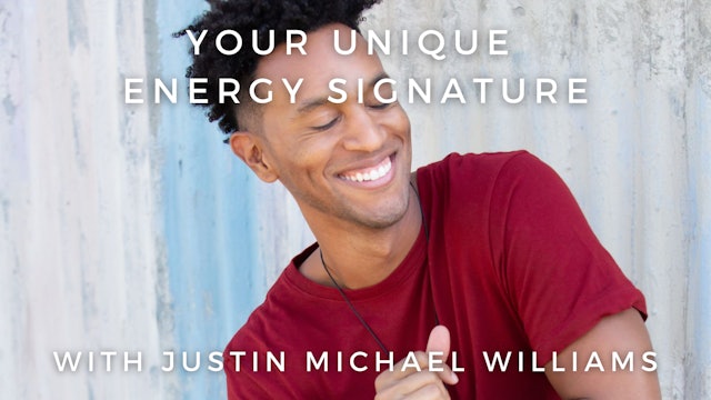 Your Unique Energy Signature: Justin Michael Williams