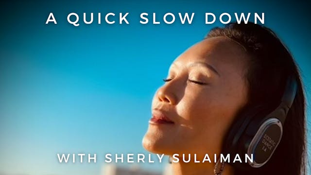 A Quick Slow Down: Sherly Sulaiman