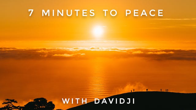 7 Minutes to Peace: davidji