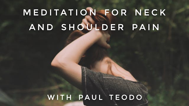 Meditation For Neck And Shoulder Pain...