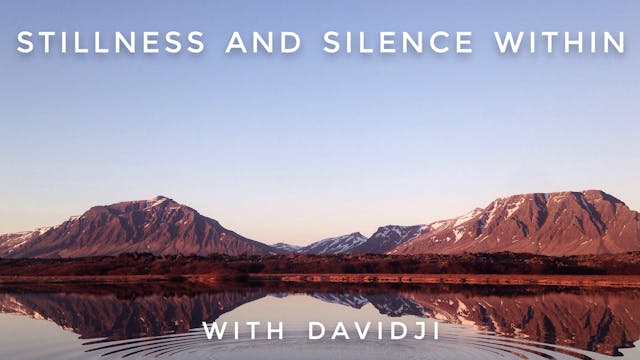 Stillness and Silence Within: davidji