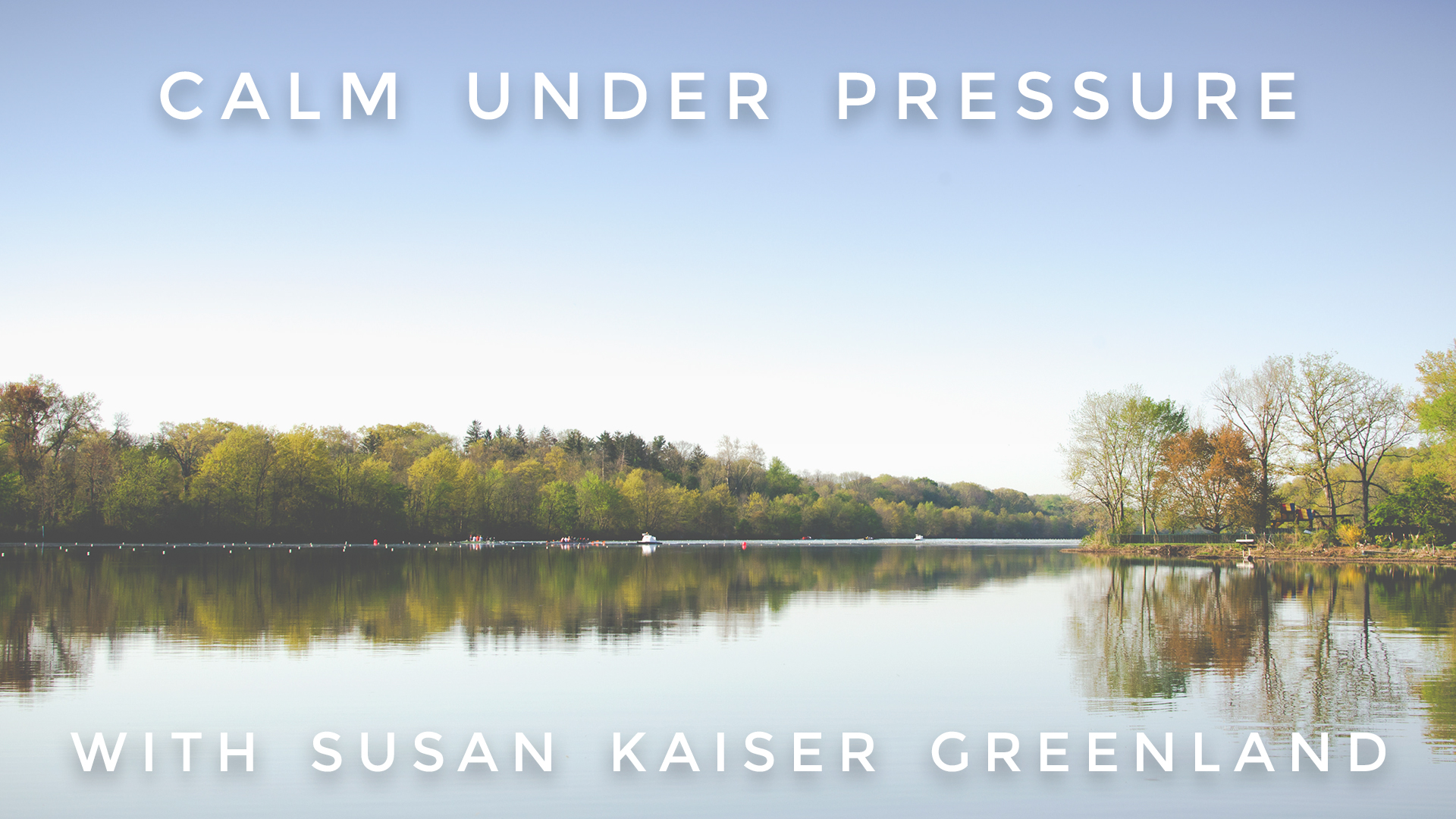 Calm Under Pressure:  Susan Kaiser Greenland