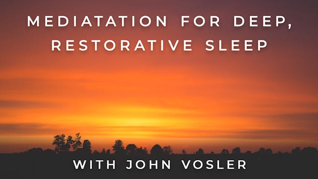 Meditation For Deep, Restorative Slee...