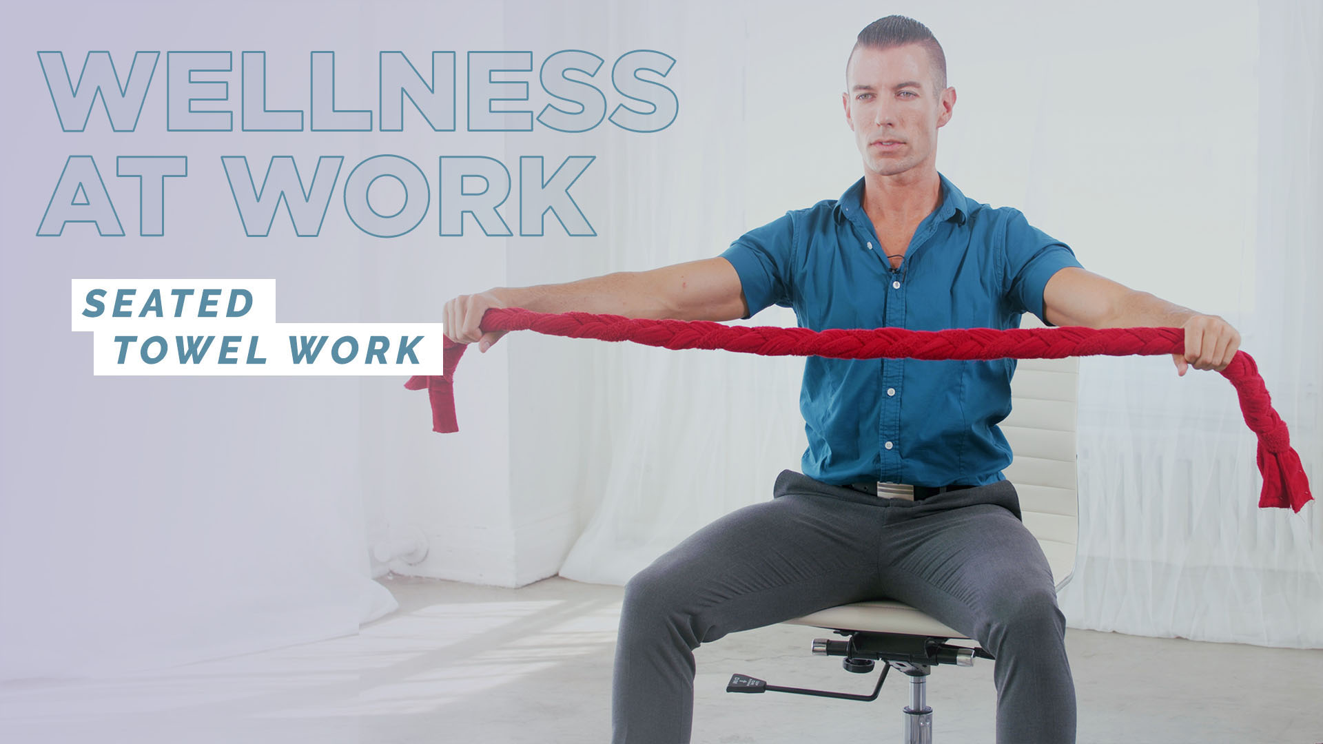 13. Seated Towel Work