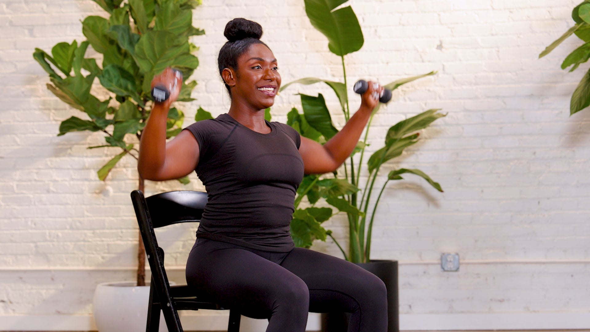 5-Minute Chair Workout w/ Weights