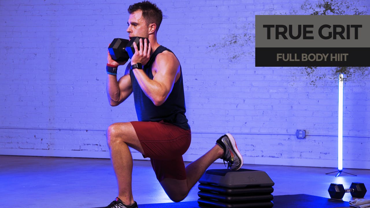 TRUE GRIT Full Body HIIT w/ Step TRUE GRIT Sweat Factor The Best