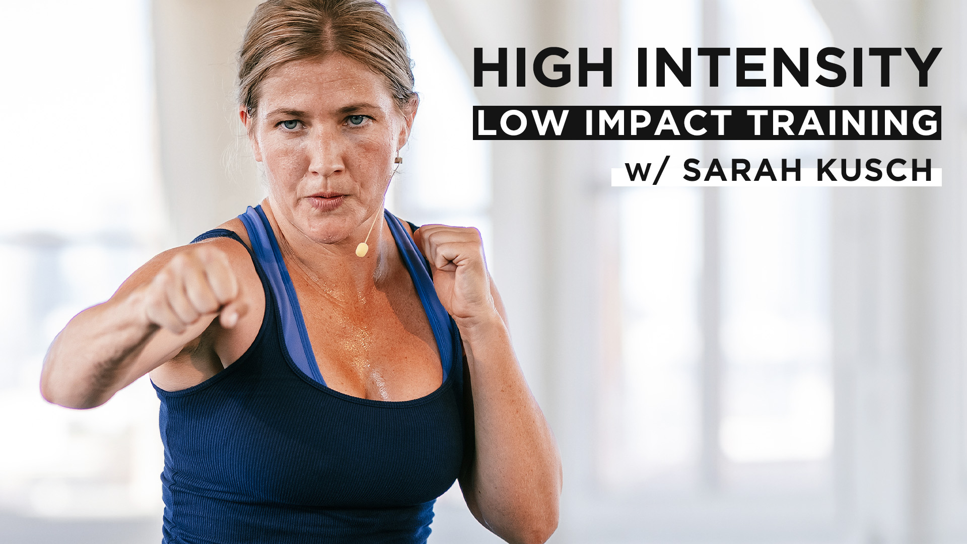 High intensity low online impact training