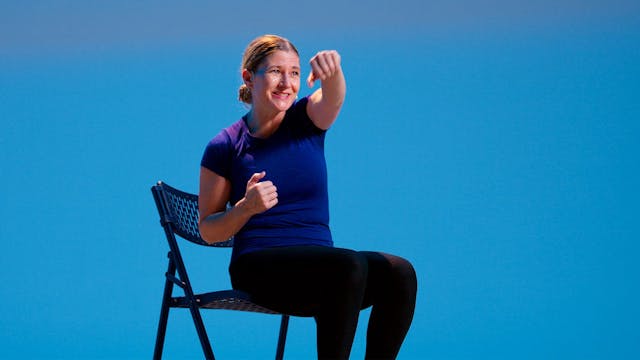 5-Minute Cardio Chair Workout