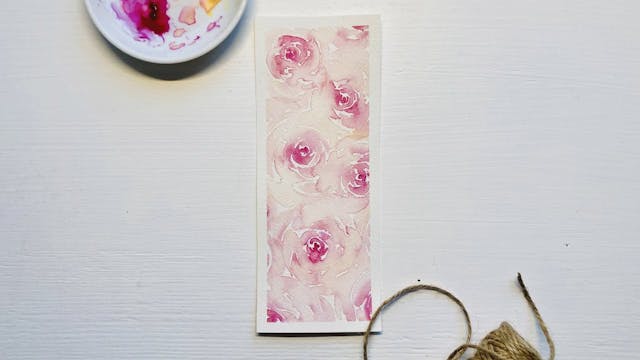 Loose Rose Pattern - Water & Paint Co...