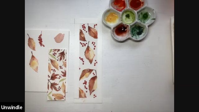 Autumn Leaves Bookmark