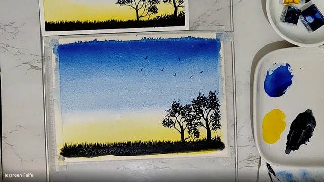 Dawn Sky Landscape