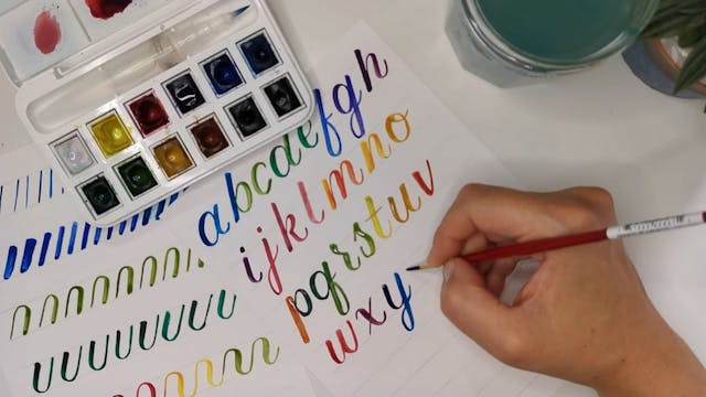 Mindful Brush Lettering - Brush Contr...