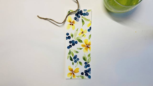 Berry Bookmark - Wet on Wet, Wet on D...