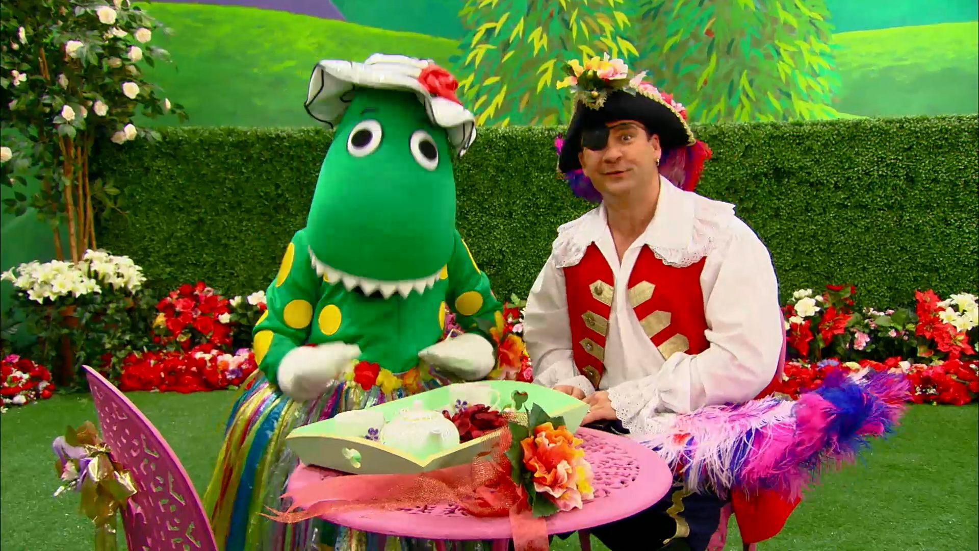 Captain Feathersword and the Hibiscus Flowers